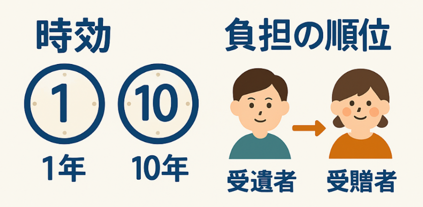 遺留分：順位と時効の補助資料